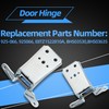 4PCS Upper & Lower Door Hinge Set Left & Right