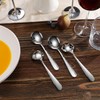 KEAWELL Premium 4-Piece Louise Hammered Spoons Set, 18/10 Stainless Steel,