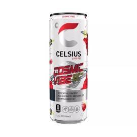 Celsius 🟠 New Celsius Live Fit Cosmic Vibe Fruit Punch Sparkling Energy Drink (1 Can)