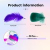 400pcs Feathers for Crafting，Craft Feathers，Feather，Craft Supplies，Feathers for Crafts