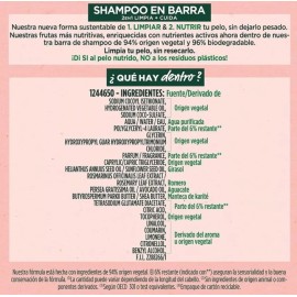 Garnier Shampoo Bar Garnier Fructis  Sandía Revitalizante 60g 2 Pack