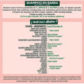 Garnier Shampoo Bar Garnier Fructis  Sandía Revitalizante 60g 2 Pack