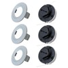 3-Pack Replacement Spool with Base Cover for Stihl Autocut C3-2