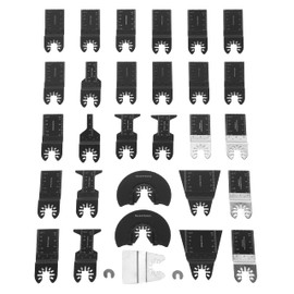 WEN MTB031 31-Piece Oscillating Multi-Tool High Carbon Steel and Bi-Metal Assorted Blade Set