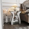 FROMJBEST FROMJBEST End Tables Living Room, End Table with Charging