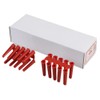 Wall Plugs, RED, X100, Fasteners & Hardware, Qty X 100