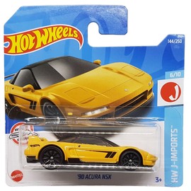 Hot Wheels - ´90 Acura NSX - HW J-Imports 6/10 - HCX58 - Short Card - Yellow - Ryu's Rides - Mattel 2022