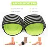 TSHAOUN 4 Pair Arch Support，Compression Cushioned Plantar Fasciitis Support，Relief Plantar