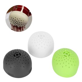 Can Strainer Mini Colander,Multifunctional Can Colander,Silicone Portable Can Filter Cover Strainer Food Mesh Colander,Quick Draining Strain Contain Food,Gadget for Tinned Fruit Beans,3Pcs