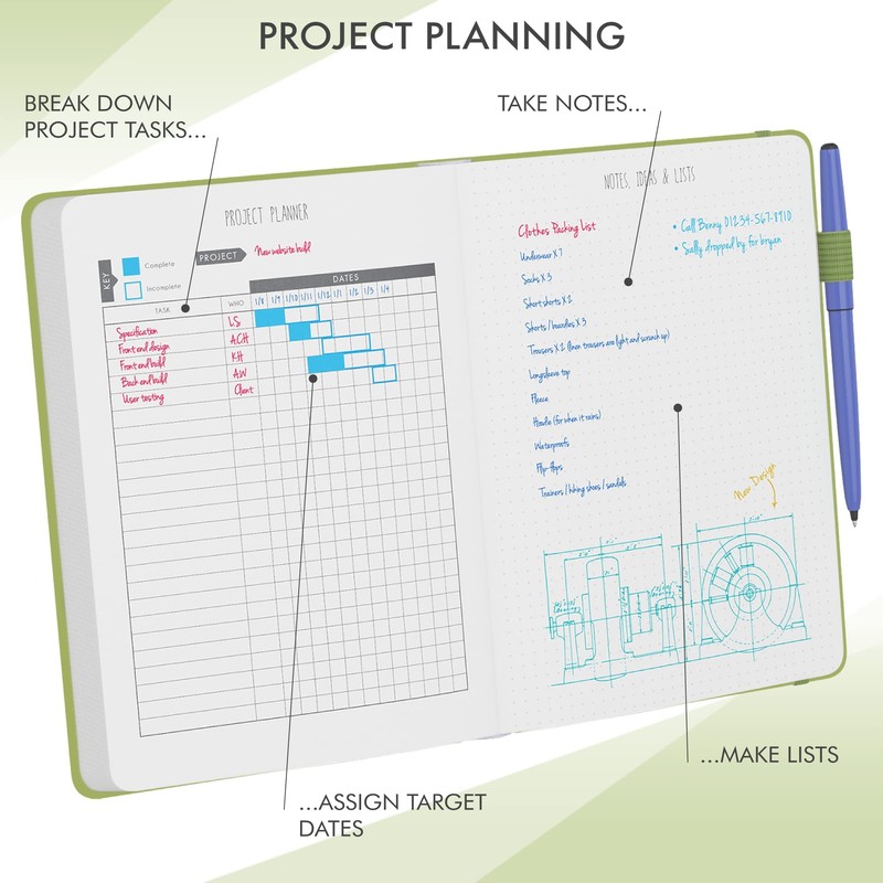 Daily Planner & appointment diary - Gratitude journal, wellness journal