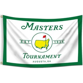 Masters Tournament Golf 3x5 Ft Flag with 2 Brass Grommets for Man Cave Wall Indoor Outdoor Room Decor Bedroom College Dorm and Garage Banner