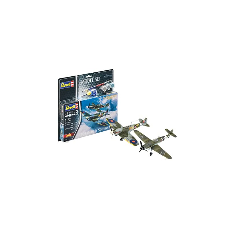 Revell 63710 Model Combat Set Bf109G-10 & Faithful Model Kit