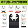 COMOWARE 55 Pcs Oscillating Saw Blades - 1-3/4” Professional Universal