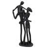 AB Tools Family of 3 Piggy Back Silhouette Figurine Statue