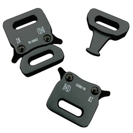 TXZWJZ Paracord Bracelet Buckles 2 Pack Metal Side Quick Release Tactical Belt Buckle DIY Necklace Bag Accessories