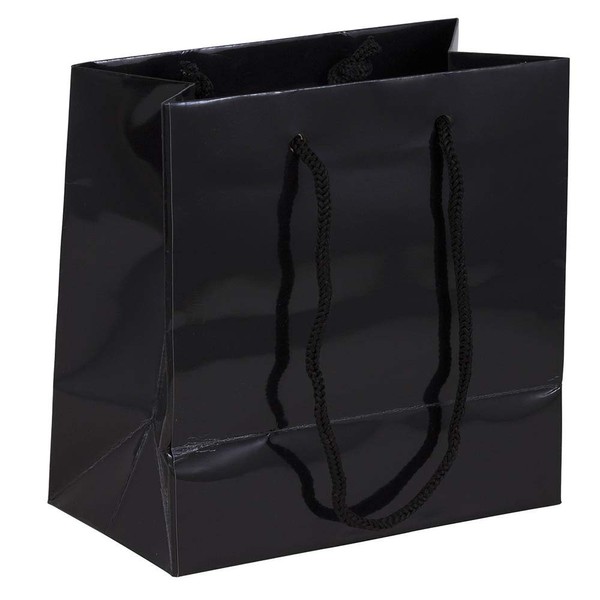 JAM Paper Gift Bags with Rope Handles - Small Square