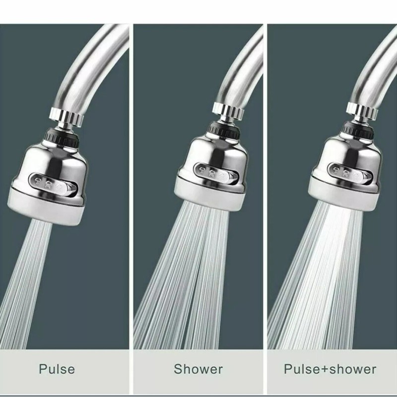 Unbranded 360 Degree Rotating Faucet Movable Kitchen Tap Head Water