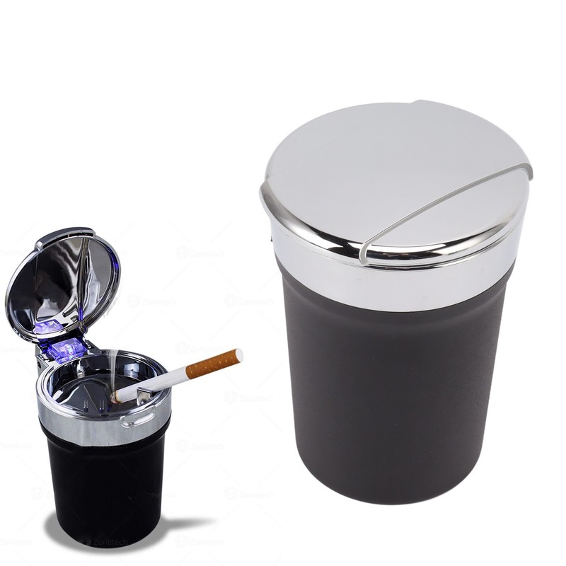 Car Smokeless Ash Tray Portable Fashionable Fire Prevention Auto Ashtray