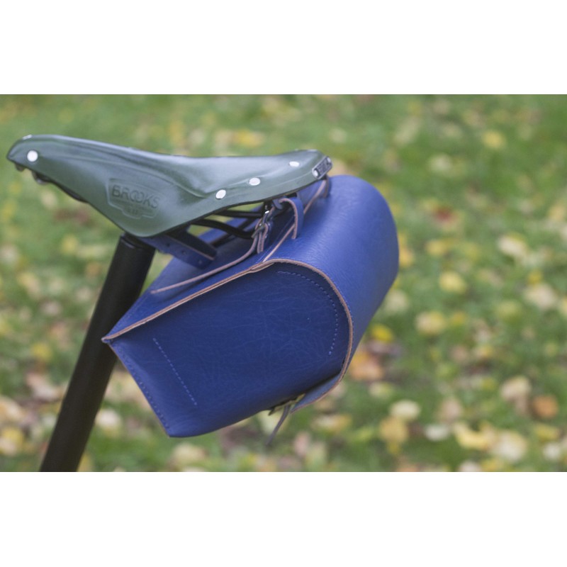 London Craftwork Large Bicycle Bag Genuine Leather Saddle Handlebar Frame