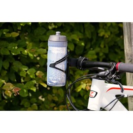 ZEFAL Set Arctica 55 Fahrrad Trinkflasche isoliert, 550ml, geruchsneutrale, wasserdichte Thermo Sportflasche, BPA-frei, Silber/Blau, 2 Stück