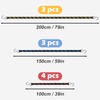 10 PCS Bungee Cords with Hooks,Heavy Duty Weatherproof & UV-Resistant