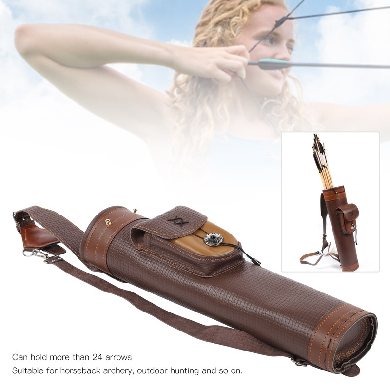 Shoulder Back Quiver Outdoor Archery Arrow Holder Portable Hunting Shoulder