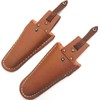 LALOCAPEYO Leather Pruner Holster Hanging Pouch with Safety Lock for