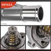 A-Premium Engine Coolant Thermostat Housing Assembly Compatible with Ford Focus