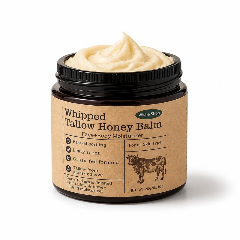 Whipped Beef Tallow Honey Balm for Face & Body –