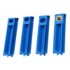 4PCS Fuel Injector Nozzle Flush Cleaner Adapter Universal Cleaning Tool