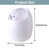 Cute Mini Desktop Trash Can, Cartoon Cat Animal Shape Waste