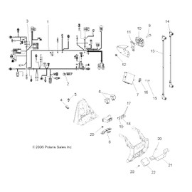 Polaris Circuit Breaker, 20 Amp, Genuine OEM Part 2410323, Qty 1