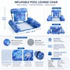 Inflatable Water Hammock Pool Float for Adults – Foldable PVC