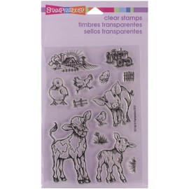 Stampendous Perfectly Clear Stamp Sets, On The Farm Images