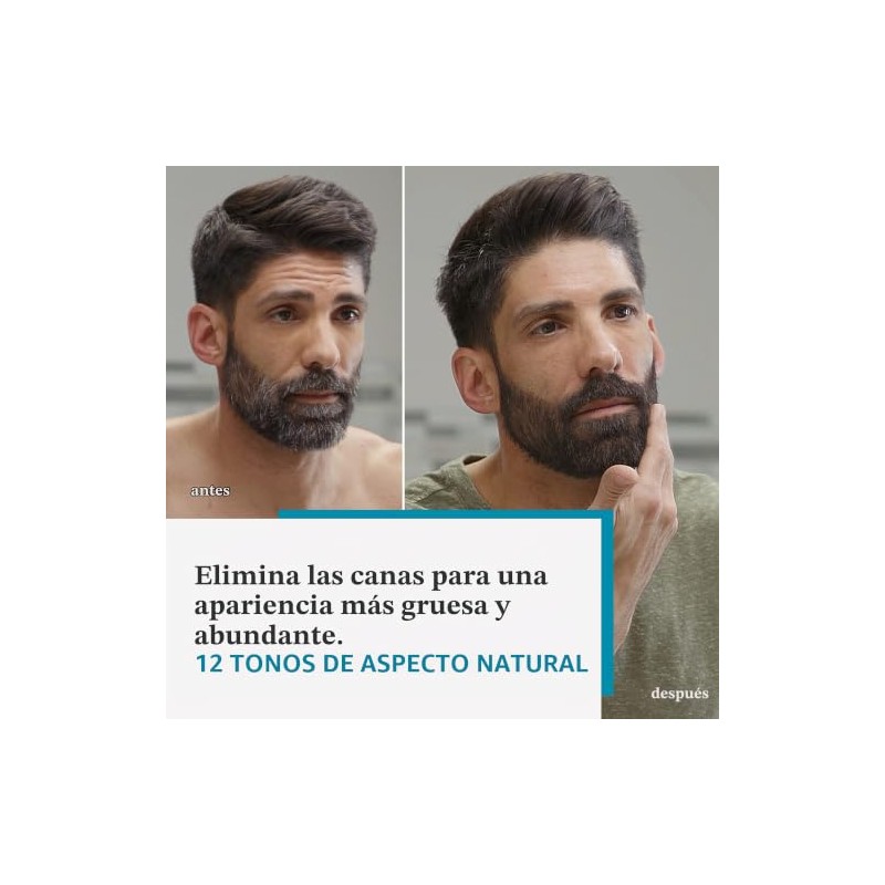 Just For Men Mustache & Beard Brush-In Color Gel, Light-Medium