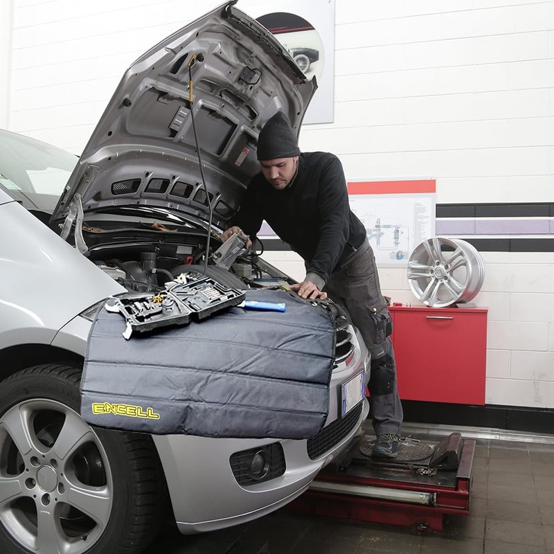 Encell Car Bumper Guard Foldable Trunk Bumper Protector Cargo Mat