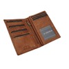Large Men's Leather Wallet ID Wallet Credit Card Holder with