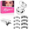 Pestañas Magnéticas Reutilizables 2 Pares, Kit con Aplicador, Sin Pegamento,
