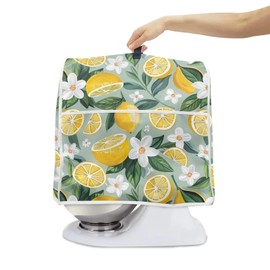 YUVAMAGIMO Lemon Stand Mixer Cover Portable Appliance Dust Cover Dust and Stain Resistant Fingerprint Resistant Kitchen Appliance Protective Cover Universal Use Coffee Maker Juicer Kitchen