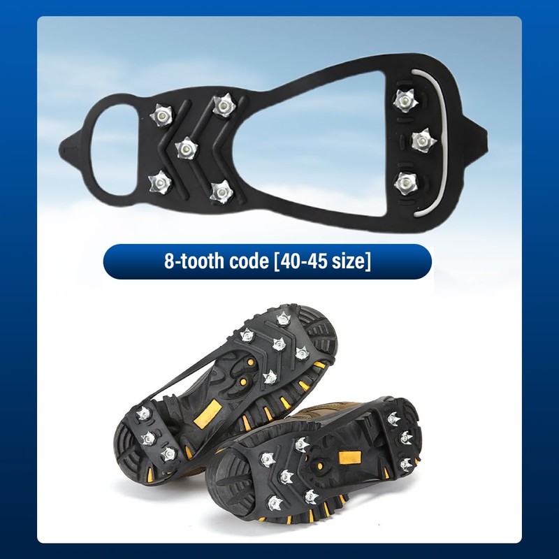 WUSJCOF Spikes for Shoes Winter, Shoe Spikes Snow and Ice