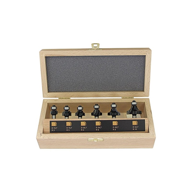 Fish 973CT06 A03 Rounding Bit Box 6 Piece Set HW