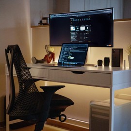 Battery Operated Led Strip Lights - Warm White 3000K, Waterproof, Self-Adhesive, Flexible, Cuttable - 13.2FT for TV, Mirror, Kitchen, Cupboard, Bedroom Decor