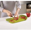 Chop and Drain Plastic Cutting Board with Colander BPA-Free Dishwasher