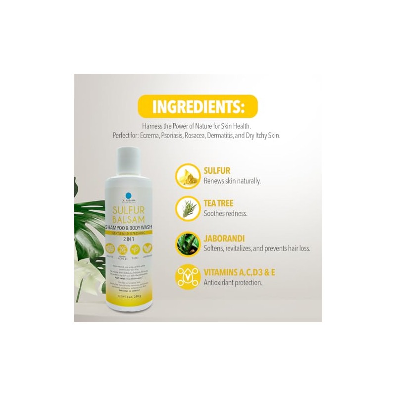 SULFUR BALSAM Shampoo & Body Wash