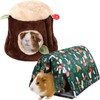 Abbylike 2 Pack Guinea Pig Hideout Washable Guinea Pig Tunnel