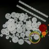 URIMPAVIDO 75PCS Plastic Gears for Motor RC Car DIY Toy