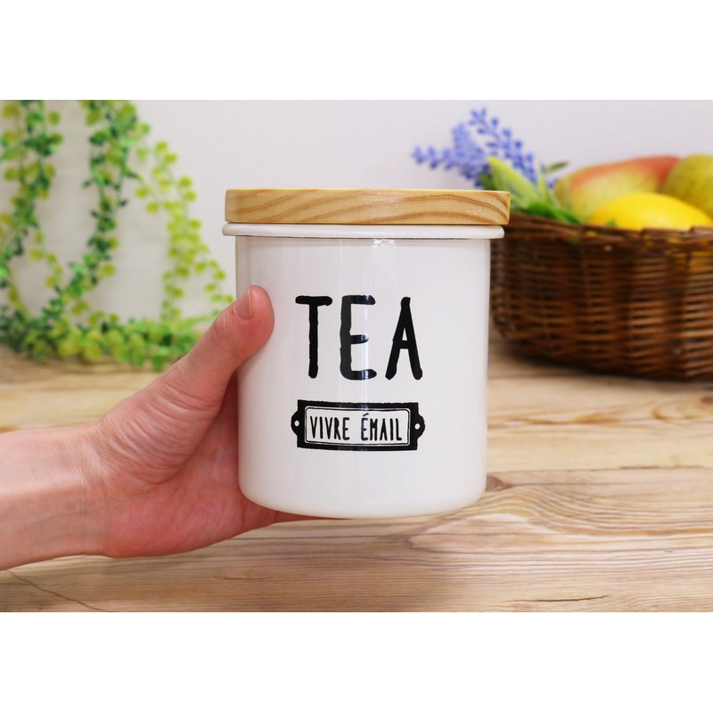 ha-sudezainzu Enamelware Vivre Canister Coffee (VI – 07) AM –