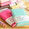 2 Pcs Mini Notebook, Mini Diary 2 Colors Pocket Notebook