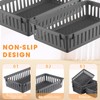 Boao 48 Pieces Plastic Baskets for Organizing 10.24 x 6.5
