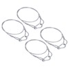 PATIKIL Stainless Steel Safety Cable 31.5"/80cm, 4Pack 3.3mm Flexible Security